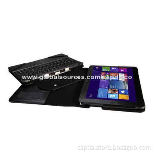Fashionable Black Color Book Folio Bluetooth Keyboard Case for Asus Transformer Pad TF103C